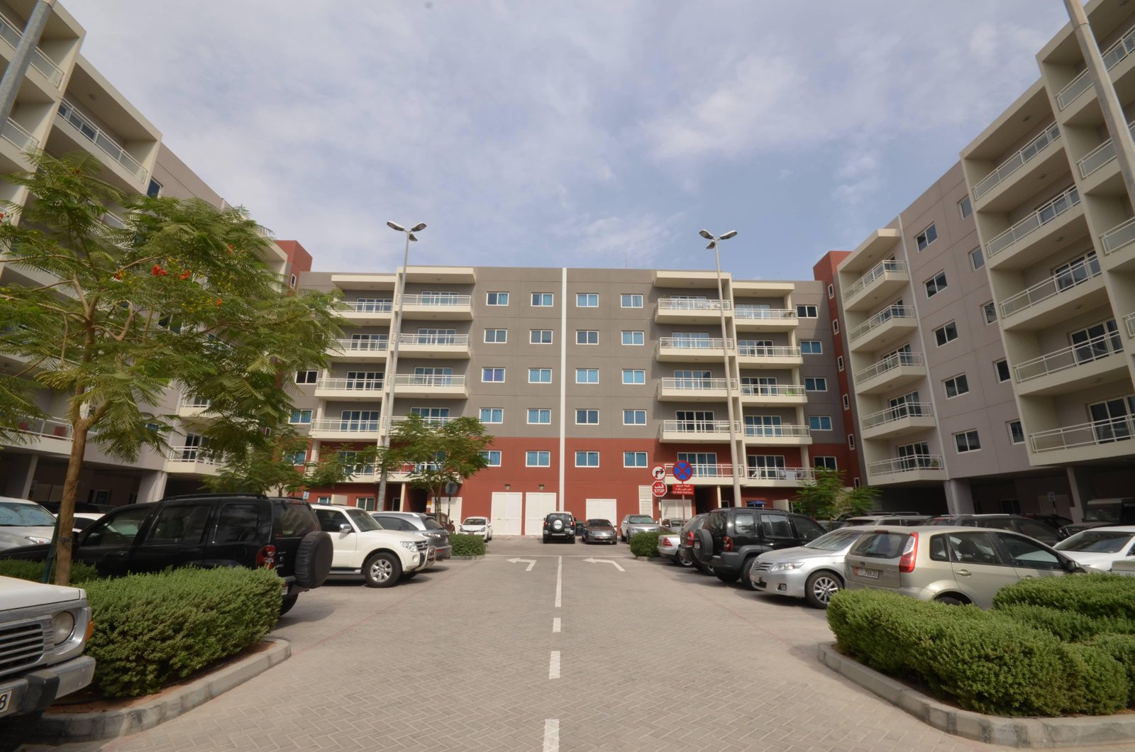 Resort style swimming pool at Al Reef Downtown community, Al Reef, Abu Dhabi.